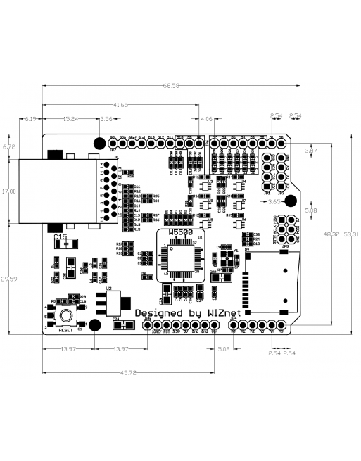 WIZnet W5500 Ethernet Shield